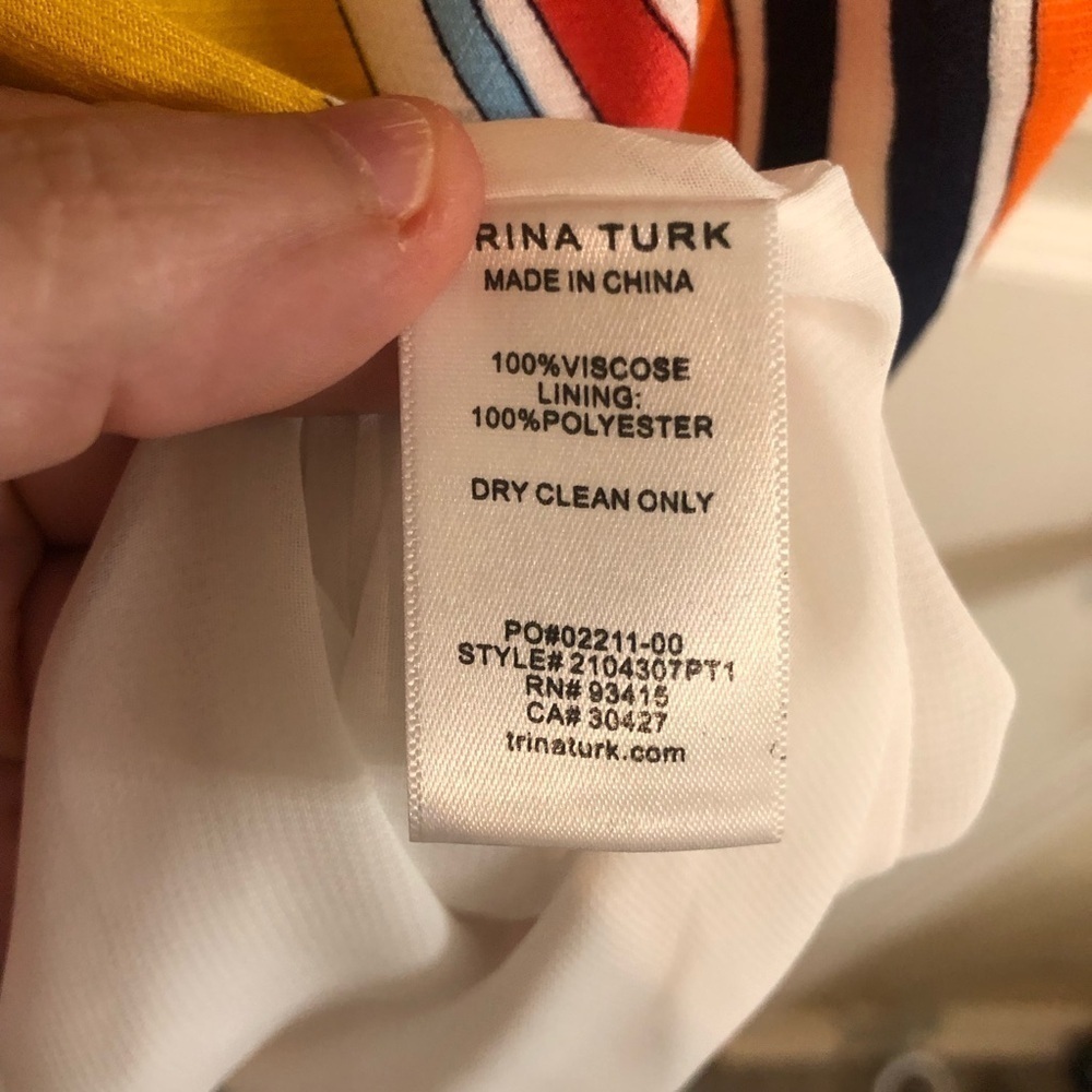Trina Turk Multicolor Striped Dress - Picture 4 of 16